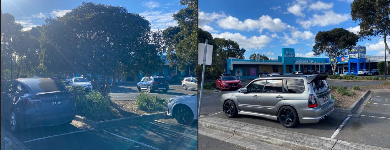 Before and after: Car park garden island | EcoScape Gardens